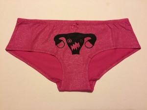 period panties met uterus dessin